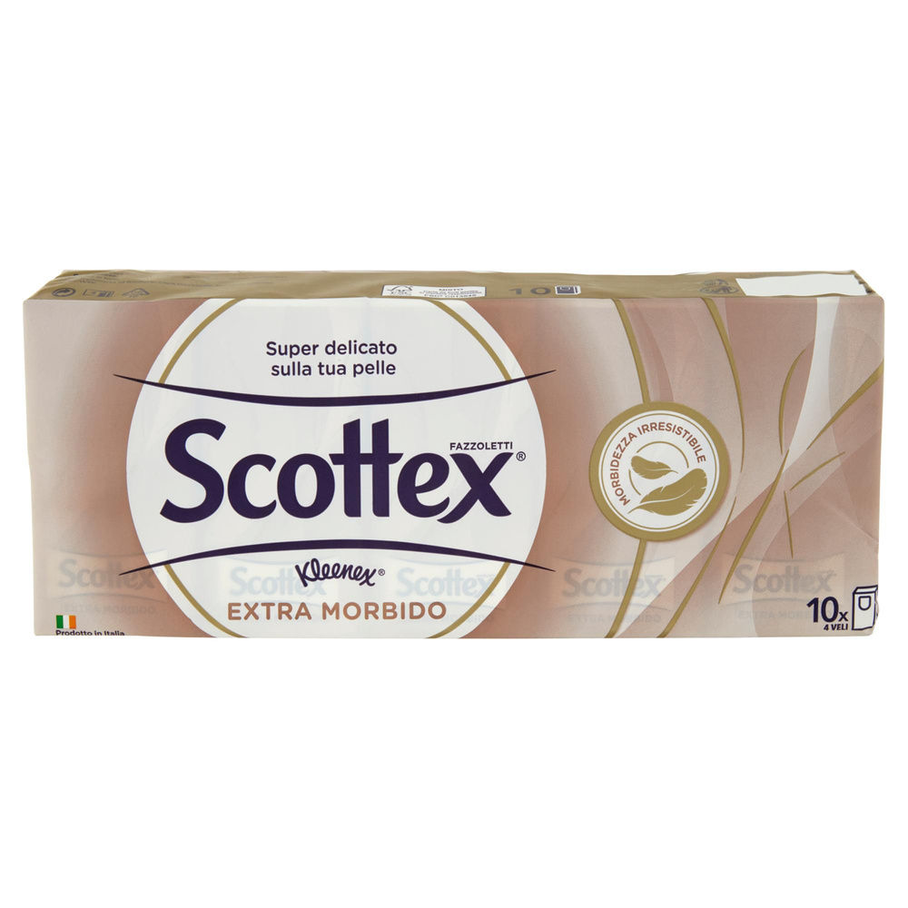 FAZZOLETTI POCKET SCOTTEX EXTRA MORBIDO 4VELI 9X PZ.10 - 3