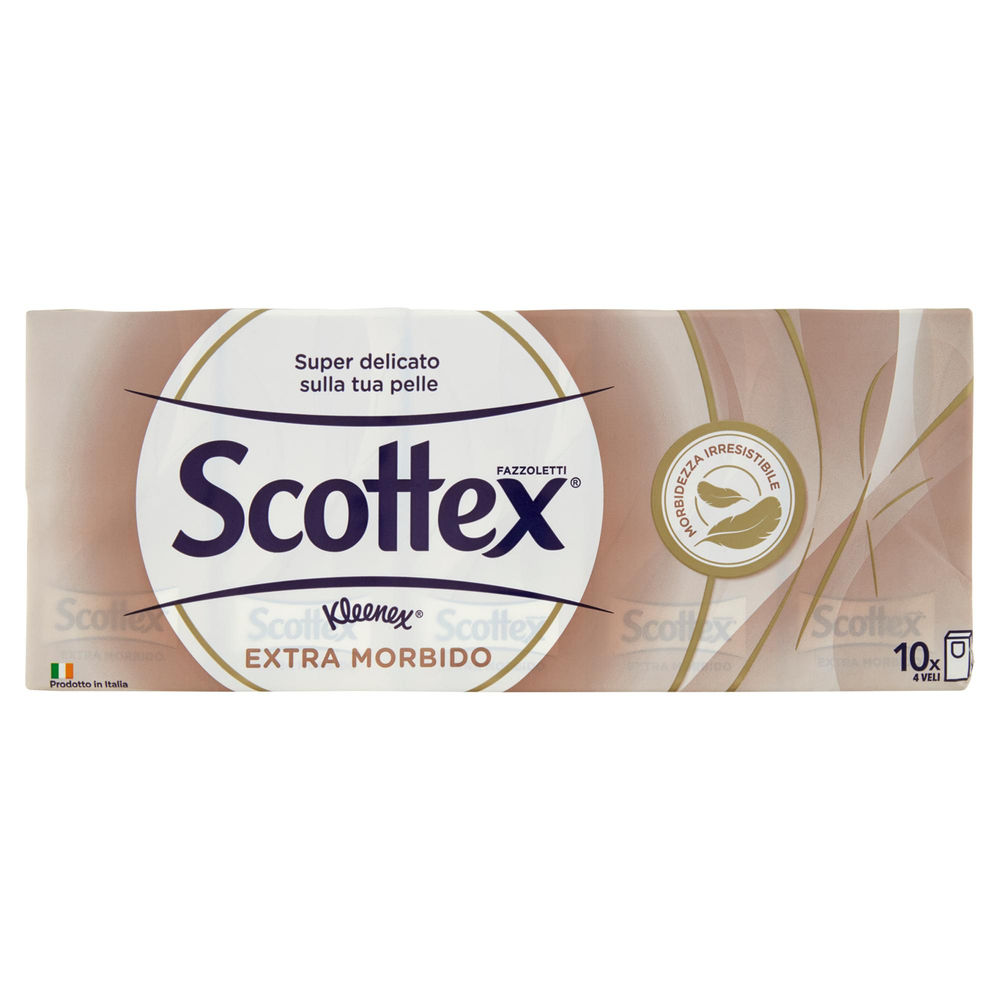 FAZZOLETTI POCKET SCOTTEX EXTRA MORBIDO 4VELI 9X PZ.10 - 0