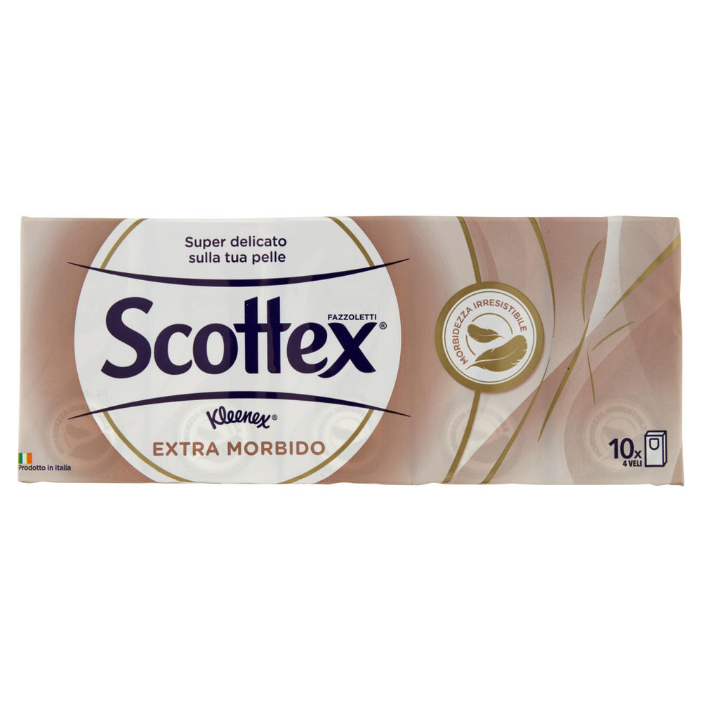 FAZZOLETTI POCKET SCOTTEX EXTRA MORBIDO 4VELI 9X PZ.10 - 1