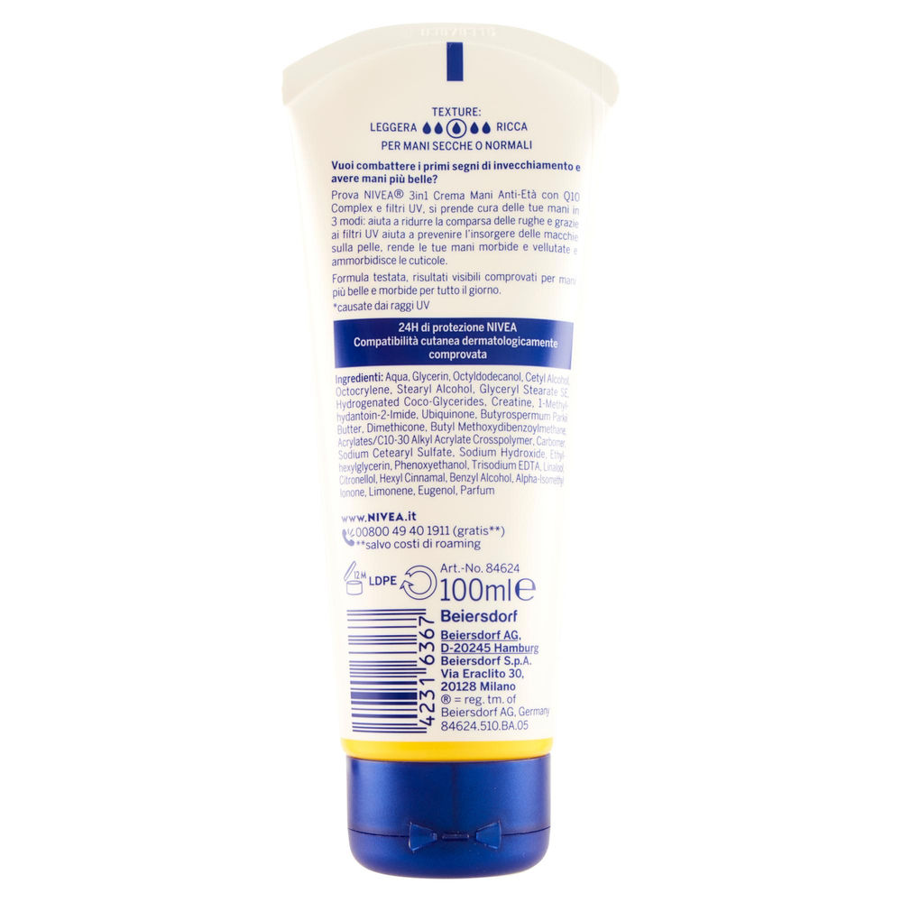 CREMA MANI ANTIETÀ Q10 PLUS NIVEA ML 100 - 1