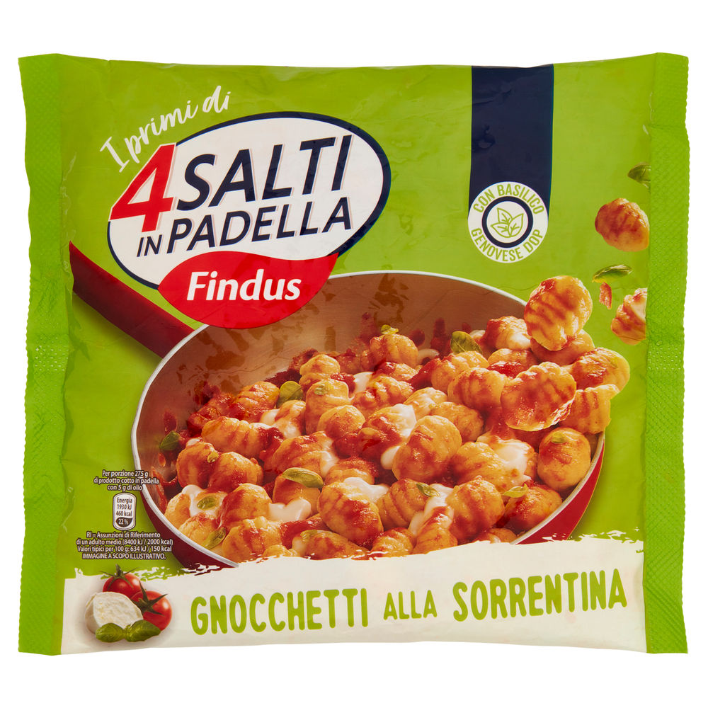 GNOCCHETTI ALLA SORRENTINA 4SALTI IN PADELLA FINDUS BUSTA 550G - 0