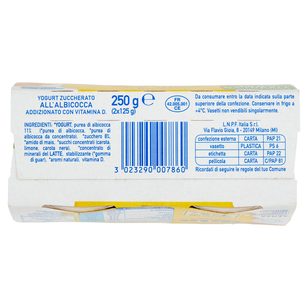 YOGURT ALBICOCCA NESTLE' MIO 2X125G - 6