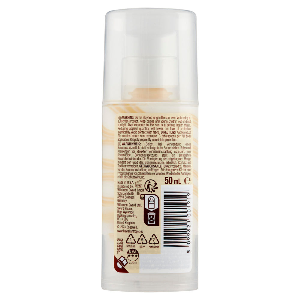 LOZIONE AIRSOFT FACE SPF30 HAWAIIAN TROPIC ML. 50 - 1