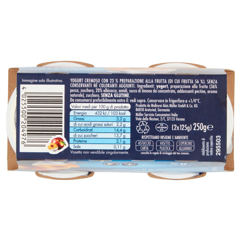 YOGURT PESCA&ALBICOCCA  MULLER 2X125G - 6