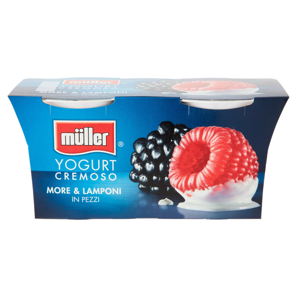 YOGURT MORE&LAMPONI  MULLER 2X125G - 2