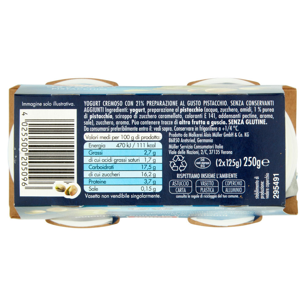 YOGURT PISTACCHIO  MULLER 2X125G - 7