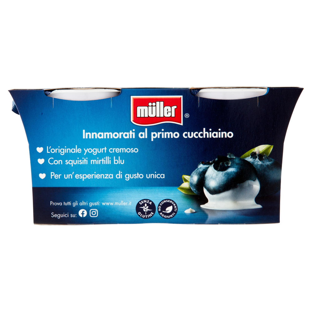 YOGURT MIRTILLO  MULLER 2X125G - 1