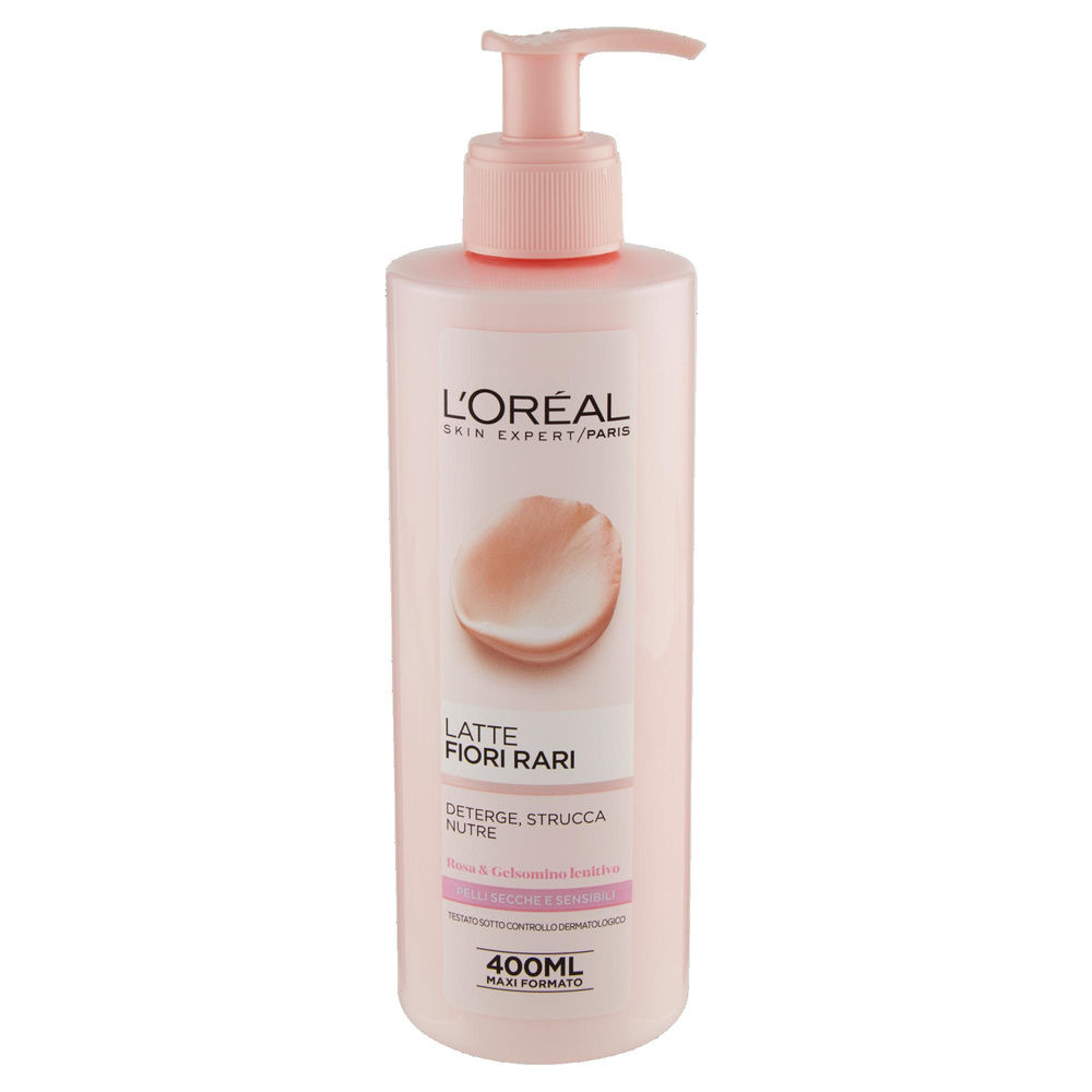 LATTE DETERGENTE L'OREAL SKIN EXPERT PELLI SECCHE/SENSIBILI FIORI RARI ML. 400 - 2