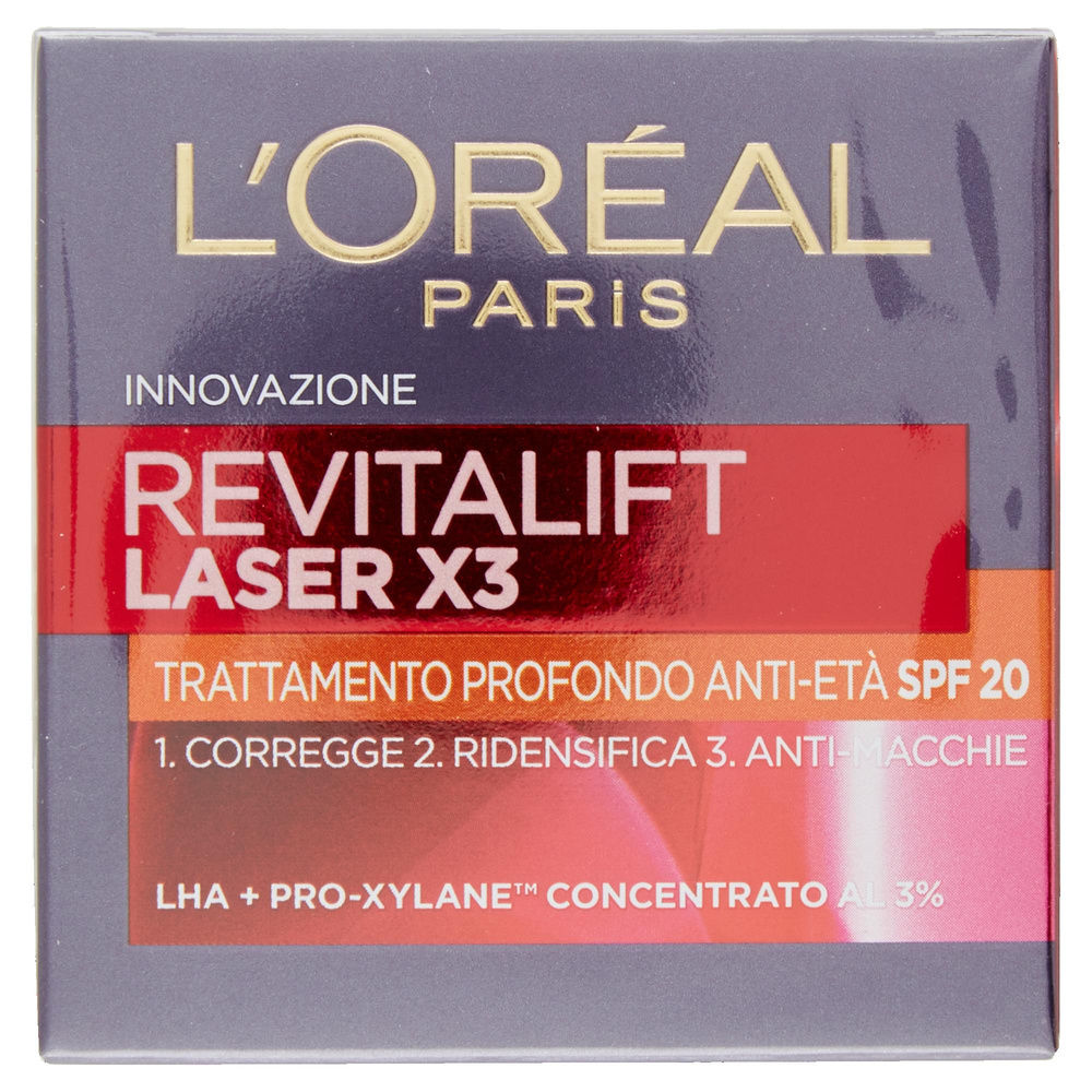CREMA VISO L'OREAL REVITALIFT ANTI/ETÀ LASER SPF 20 ML. 50 - 3