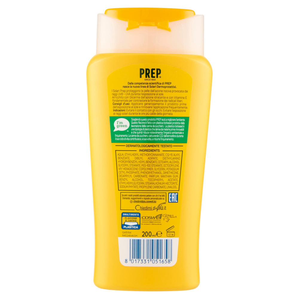 LATTE SOLARE SPF 30 PREP ML. 200 - 1