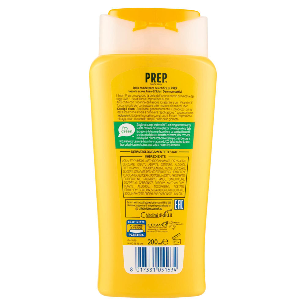 LATTE SOLARE SPF 20 PREP ML. 200 - 1