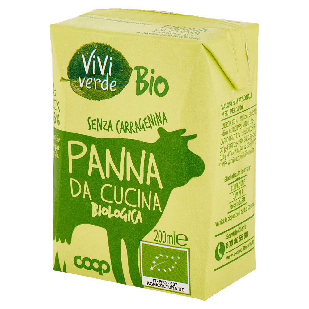 PANNA UHT BIO VIVIVERDE COOP BRICK ML 200 - 8