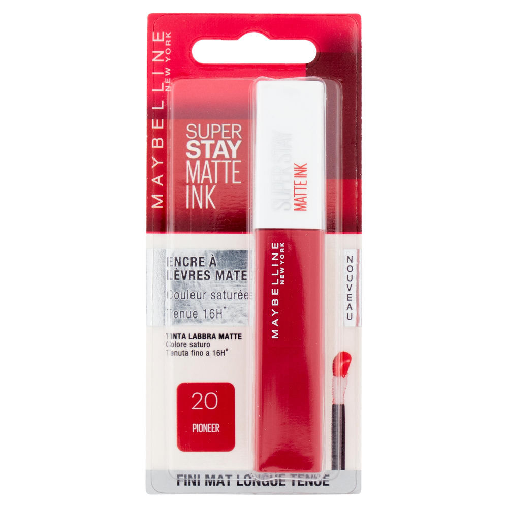 ROSSETTO MAYBELLINE SSTAY MATTE INK BL 20 PIONE PZ. 1 - 6
