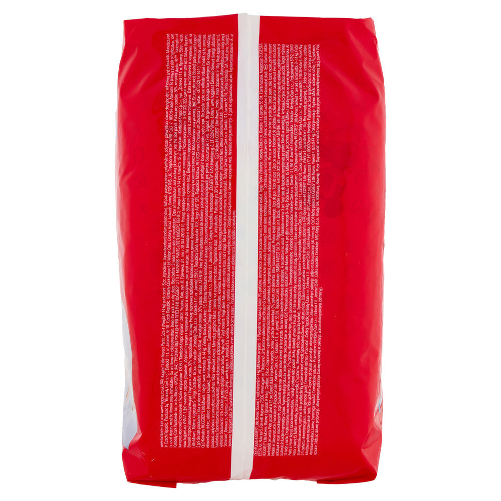 MUTANDINO HUGGIES LITTLE MOVERS TG.4 KG 9-14 PZ 15 - 4