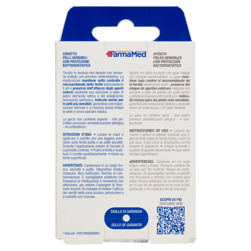 CEROTTI FARMAMED ABATOX PELLI SENSIBILI 2 FORMATI PZ. 20 - 1