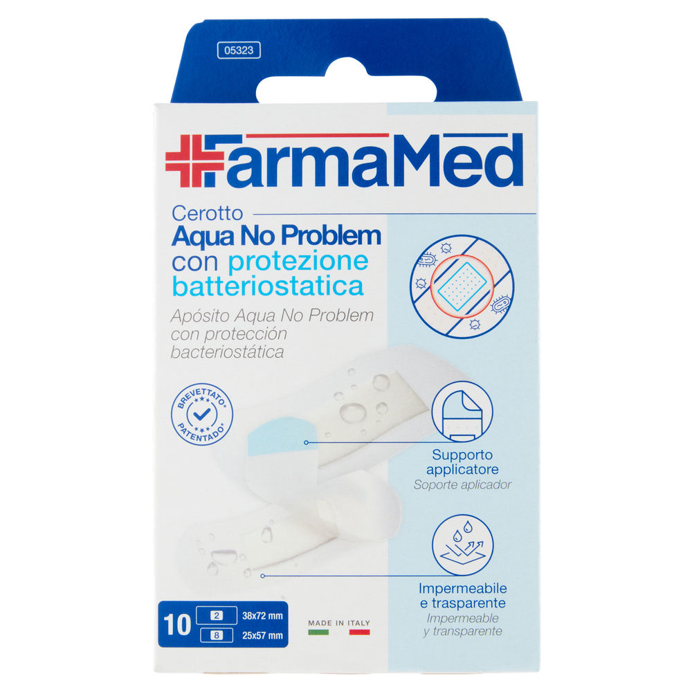 CEROTTI FARMAMED ABATOX TRASPARENTI ACQUA NO PROBLEM 2 FORMATI PZ. 10 - 0