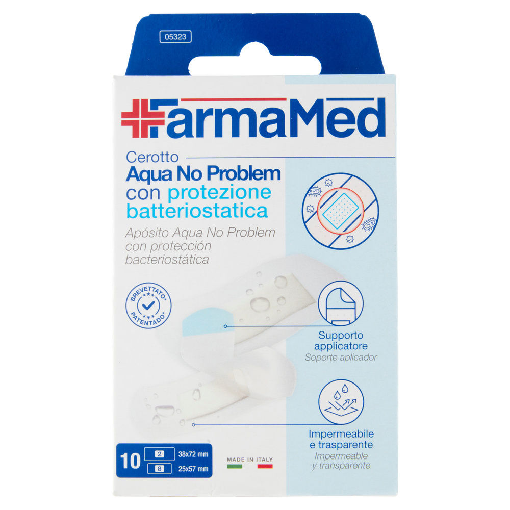 CEROTTI FARMAMED ABATOX TRASPARENTI ACQUA NO PROBLEM 2 FORMATI PZ. 10 - 3