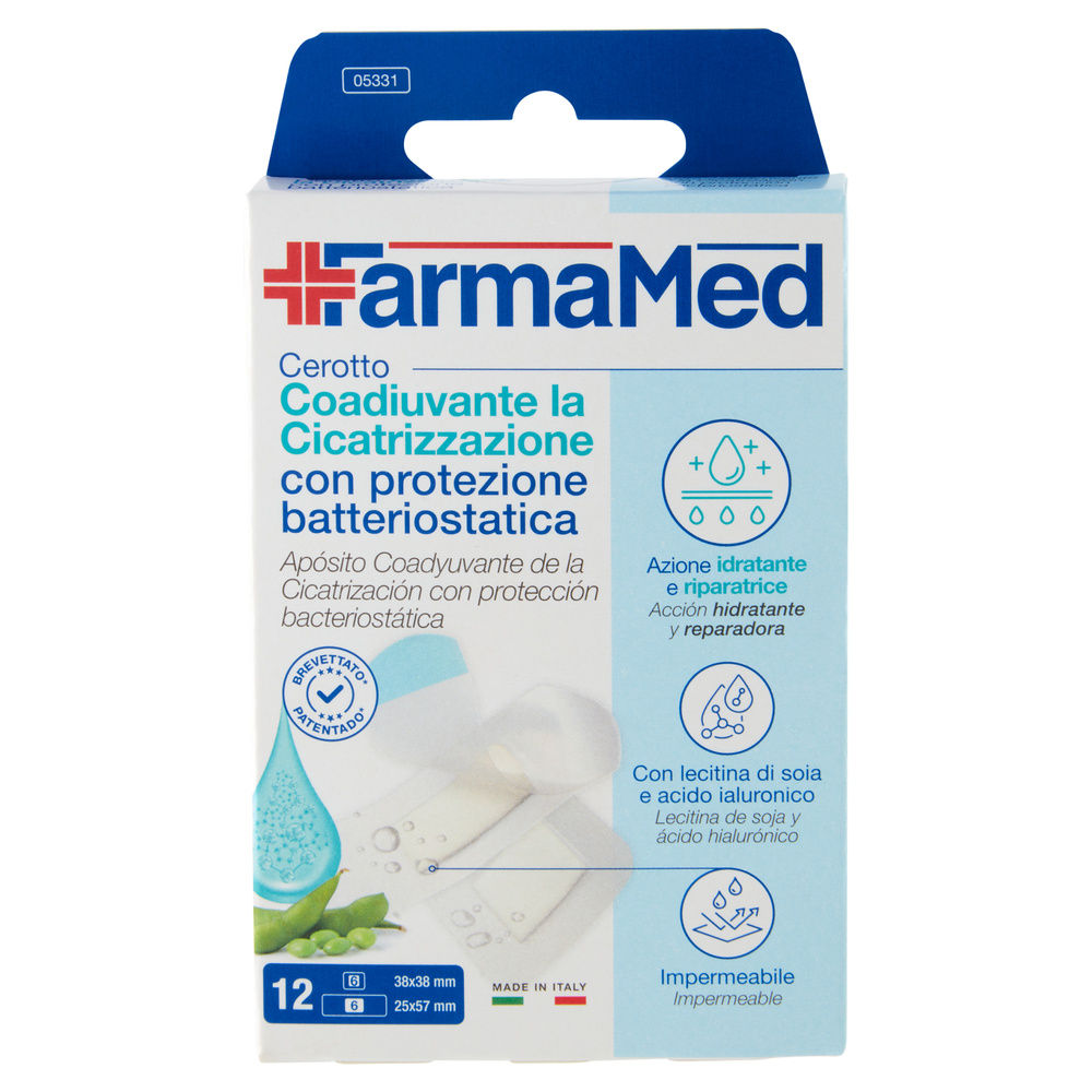 CEROTTI FARMAMED ABATOX+NEOACTIVE CICATRIZZANTI IMPERMEABILI 2 FORMATI PZ. 12 - 2