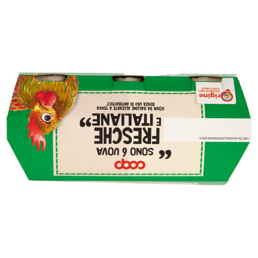 UOVA FRESCHE MEDIE ALLEVATE A TERRA SENZA ANTIBIOTICI X6 ORIGINE COOP - 42