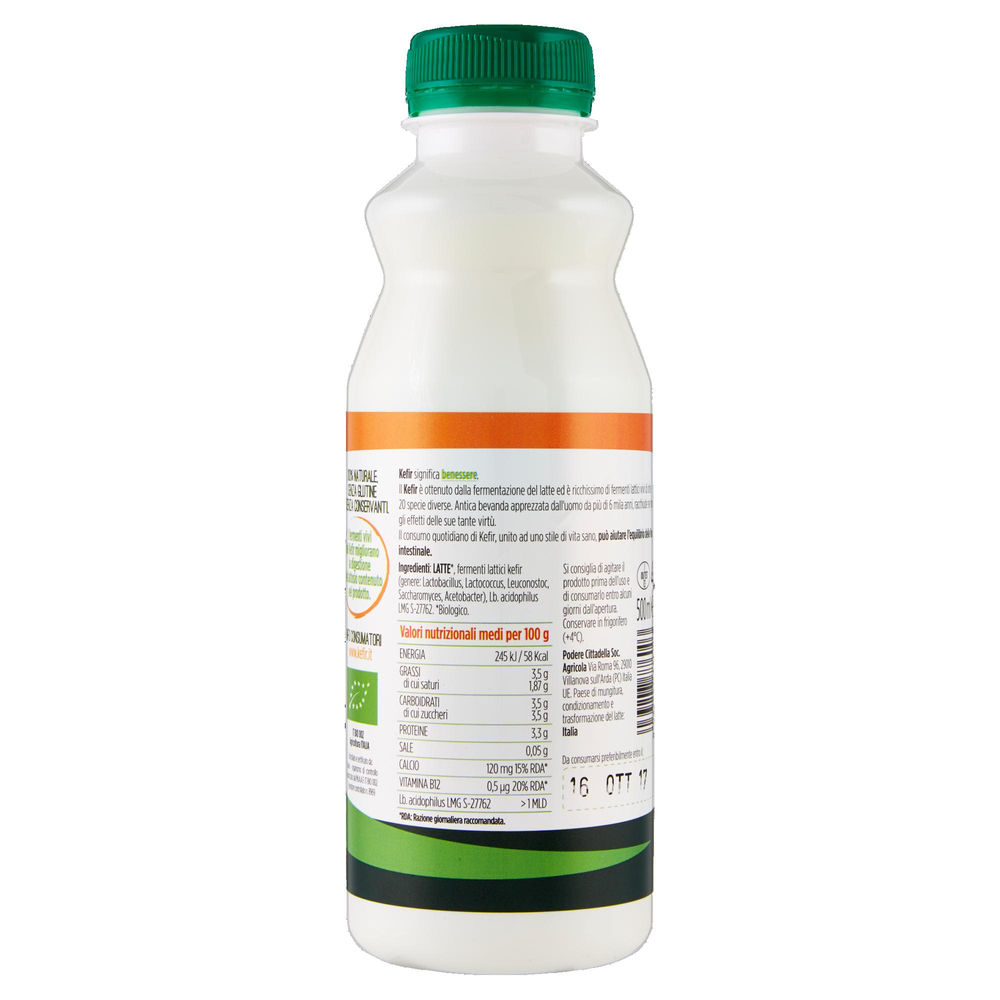 KEFIR DI LATTE ALMAVERDE BIO BOTTIGLIA ML 500 - 1