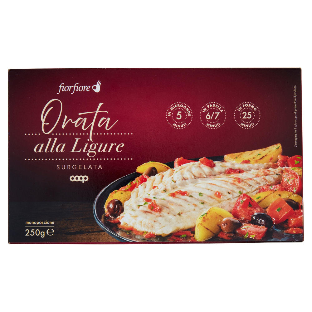 ORATA ALLA LIGURE FIOR FIORE COOP SCATOLA SURG. G 250 - 4