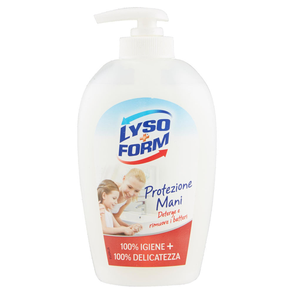 SAPONE LIQUIDO IGIENE E DELICATEZZA LYSOFORM C/DISPENSER FL. ML. 250 - 3