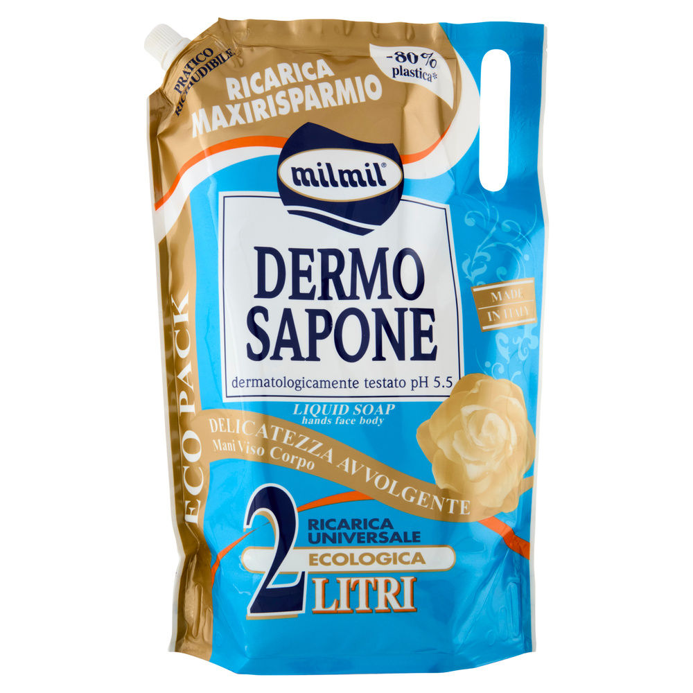 RICARICA DERMOSAPONE LIQUIDO MILMIL MAXI BUSTA L 2 - 3