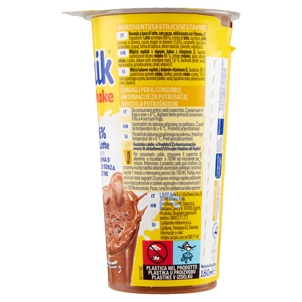 NESQUIK SHAKE NESTLE' ML 180 - 4