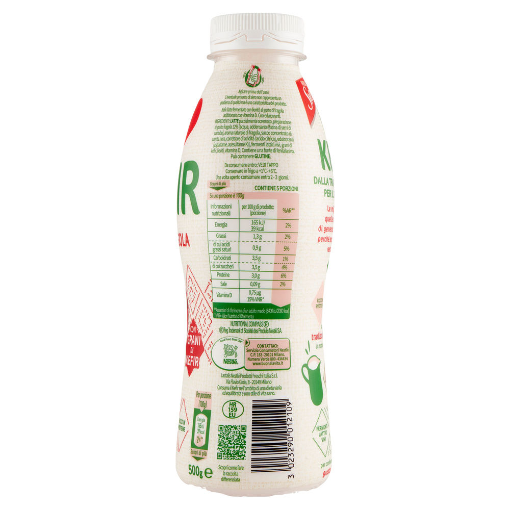 SVELTESSE KEFIR FRAGOLA ML 500 - 4