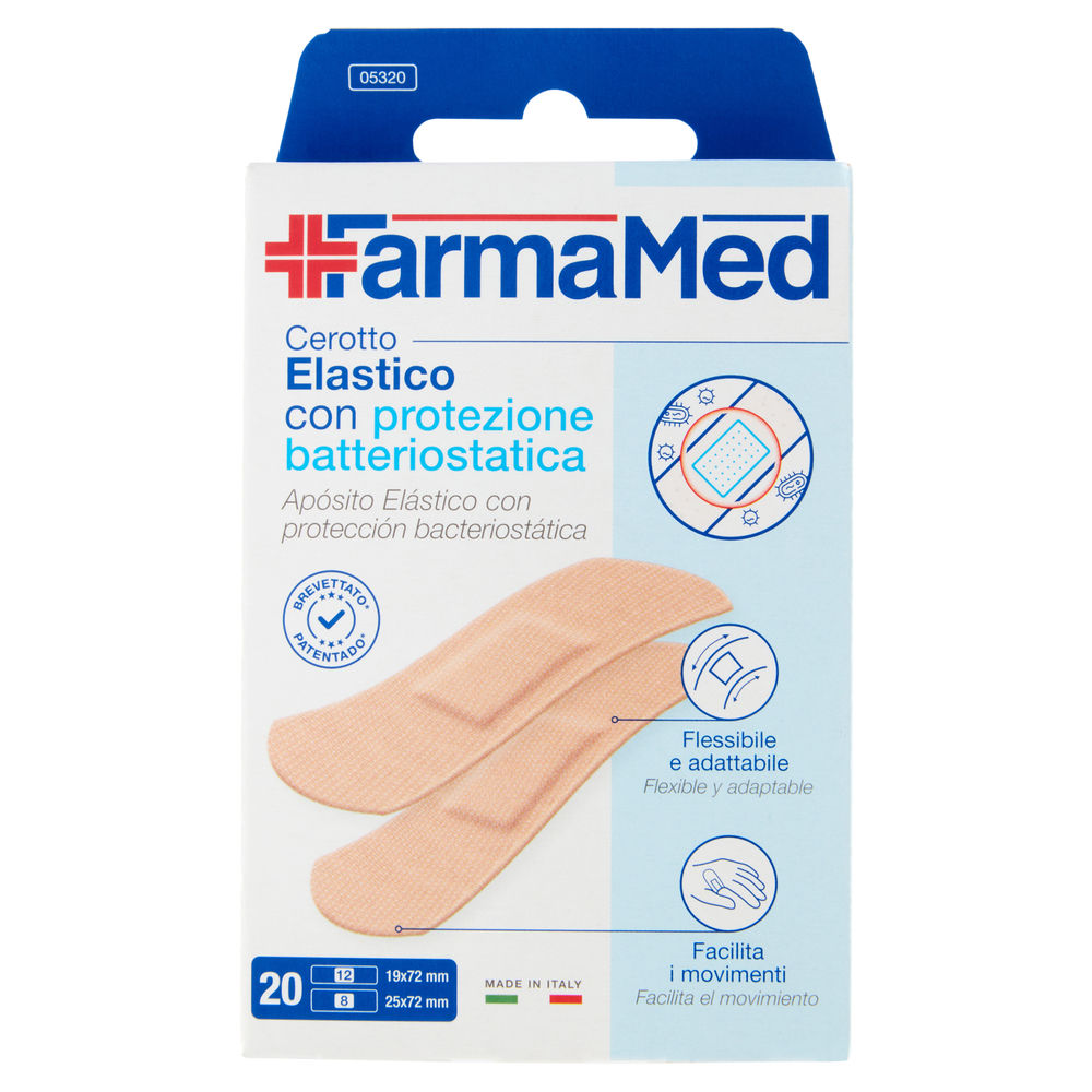 CEROTTI FARMAMED ABATOX ELASTICI 2 FORMATI PZ. 20 - 0