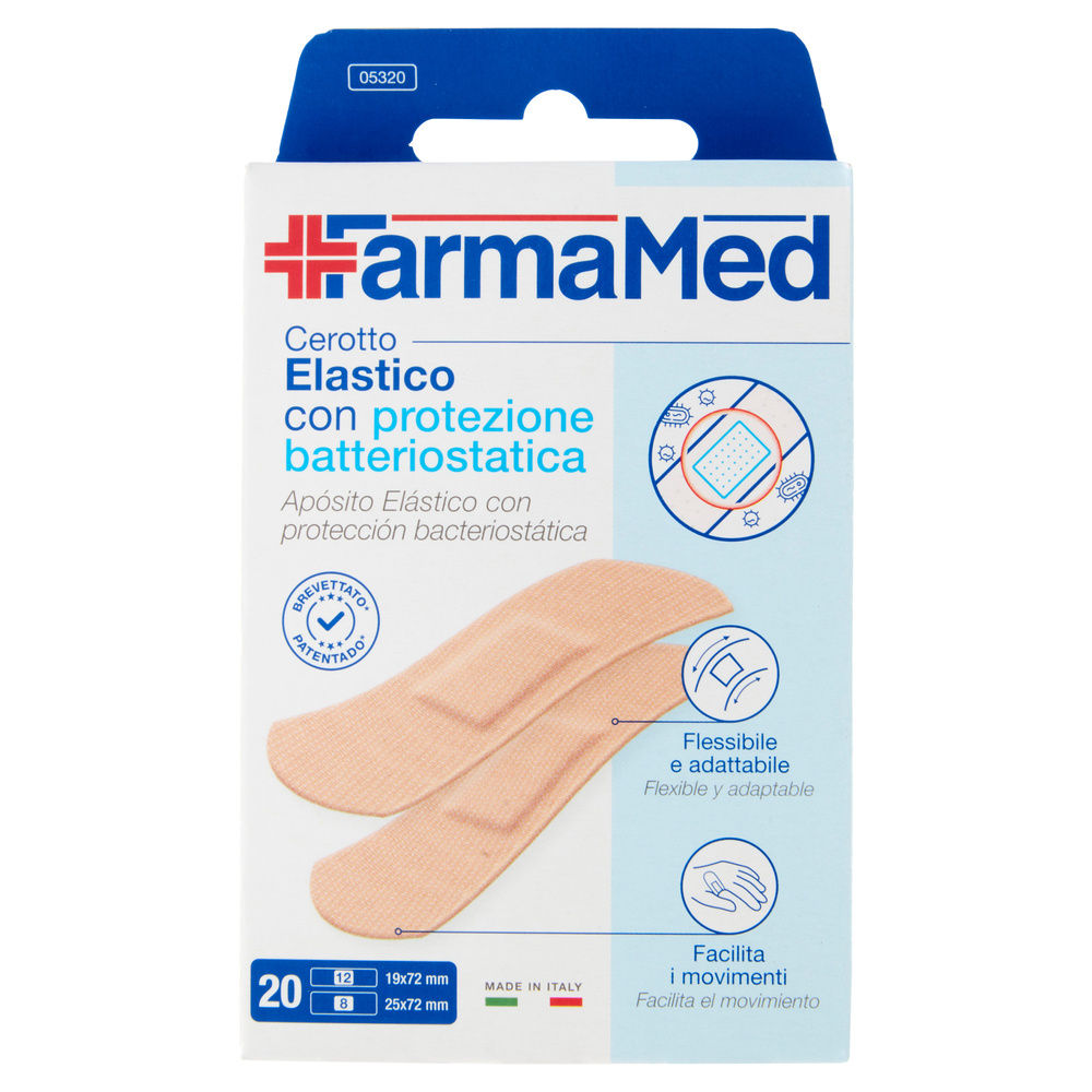 CEROTTI FARMAMED ABATOX ELASTICI 2 FORMATI PZ. 20 - 3