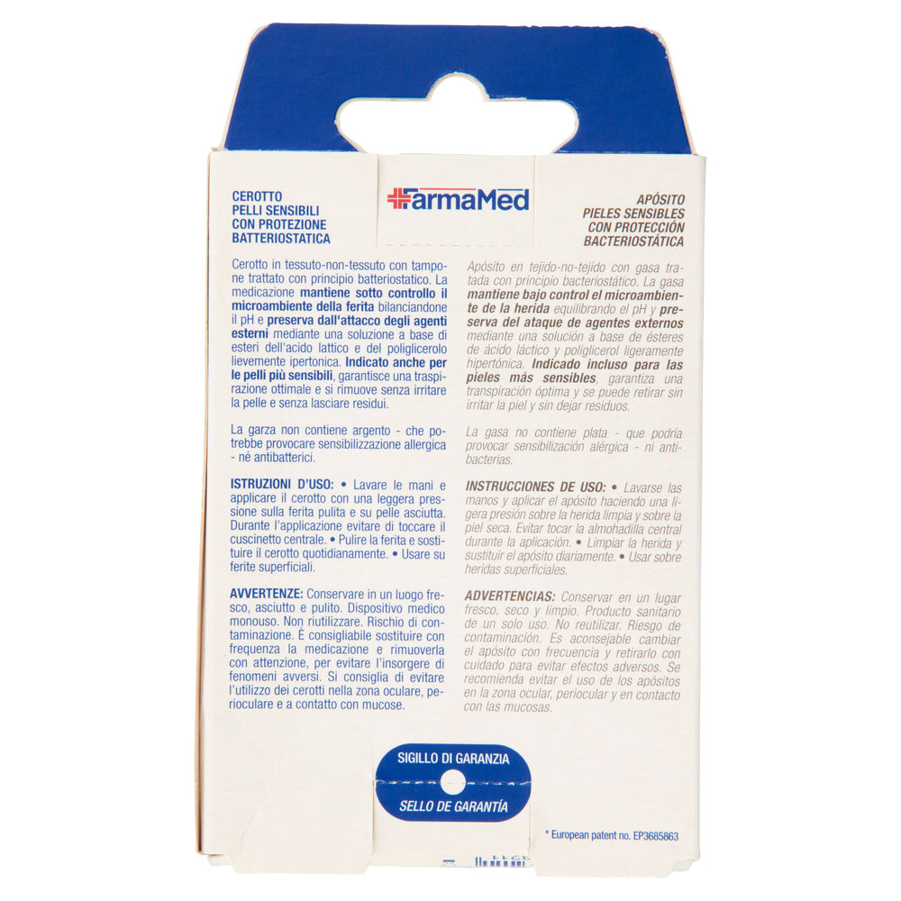 CEROTTI FARMAMED ABATOX PELLI SENSIBILI 1 FORMATO MISURA M PZ. 20 - 1