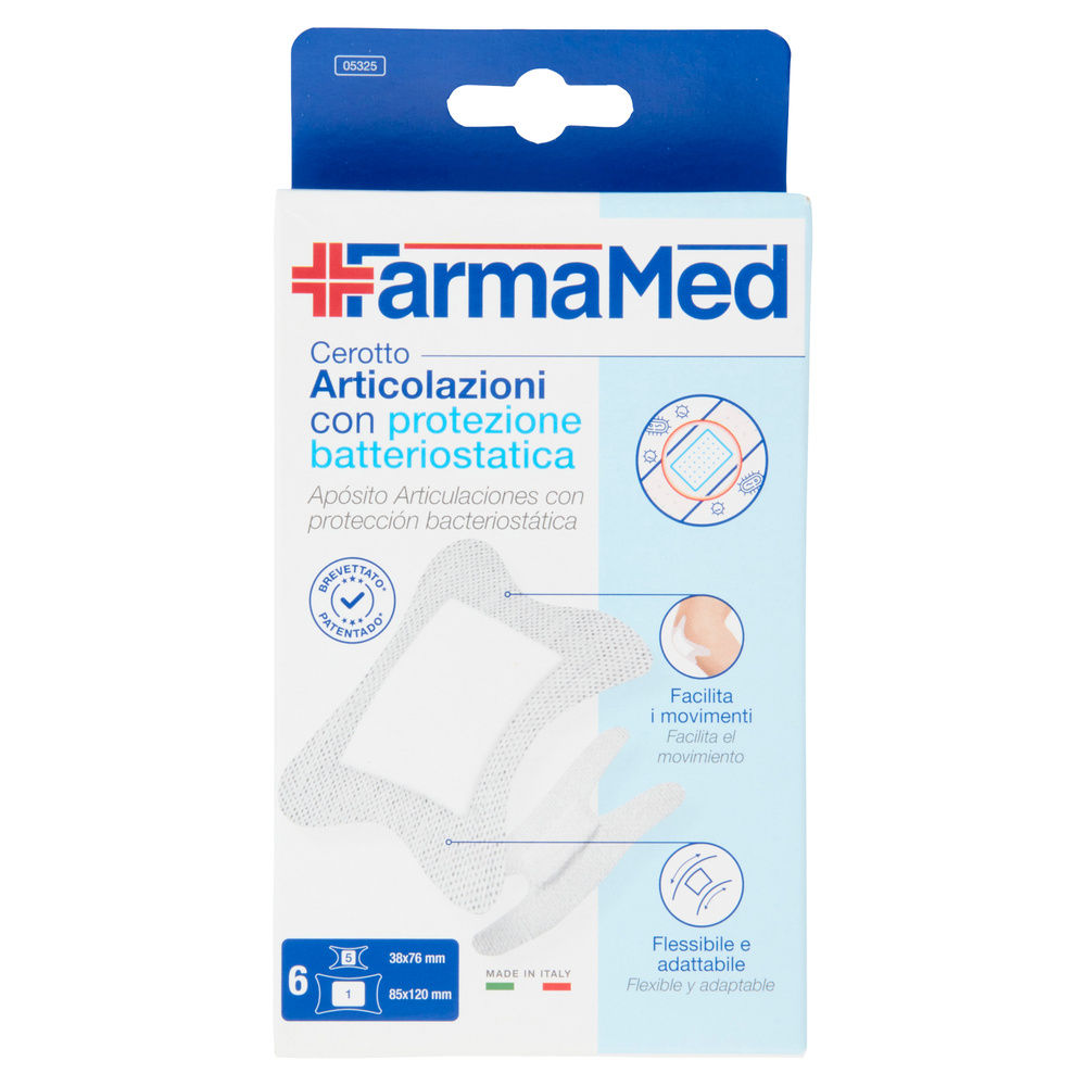 CEROTTI FARMAMED ABATOX PELLI SENSIBILI IPO ARTICOLAZIONI PZ. 6 - 3