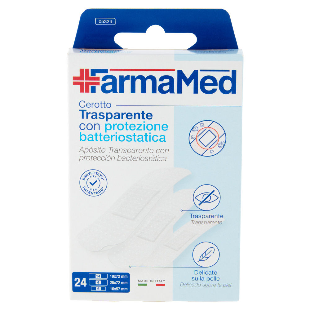 CEROTTI FARMAMED ABATOX TRASPARENTI 3 FORMATI PZ. 24 - 2