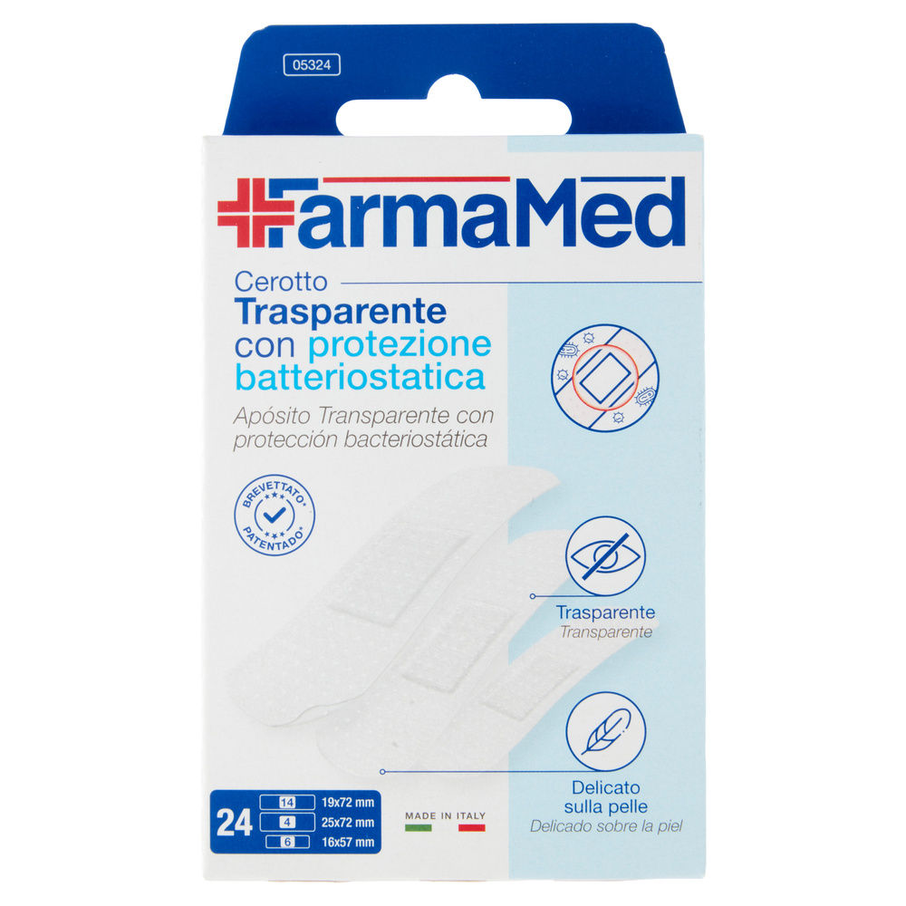 CEROTTI FARMAMED ABATOX TRASPARENTI 3 FORMATI PZ. 24 - 3