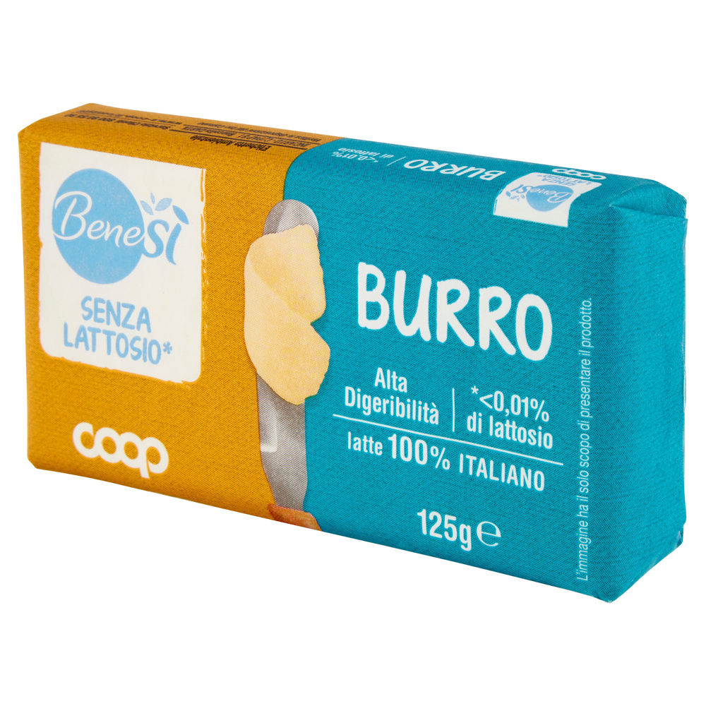 BURRO SENZA LATTOSIO BENE SI' COOP G 125 - 7