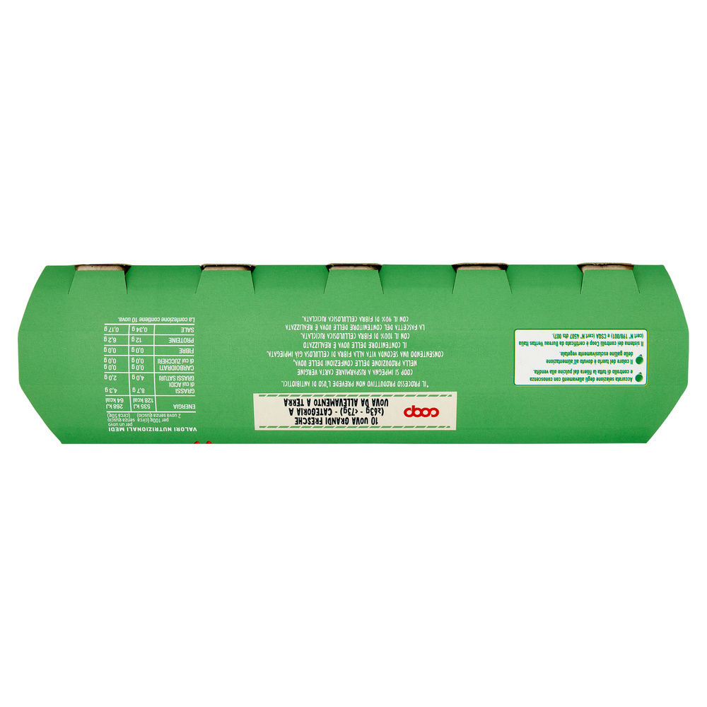UOVA FRESCHE L ALLEVATE A TERRA SENZA ANTIBIOTICI ORIGINE COOP X10 - 25