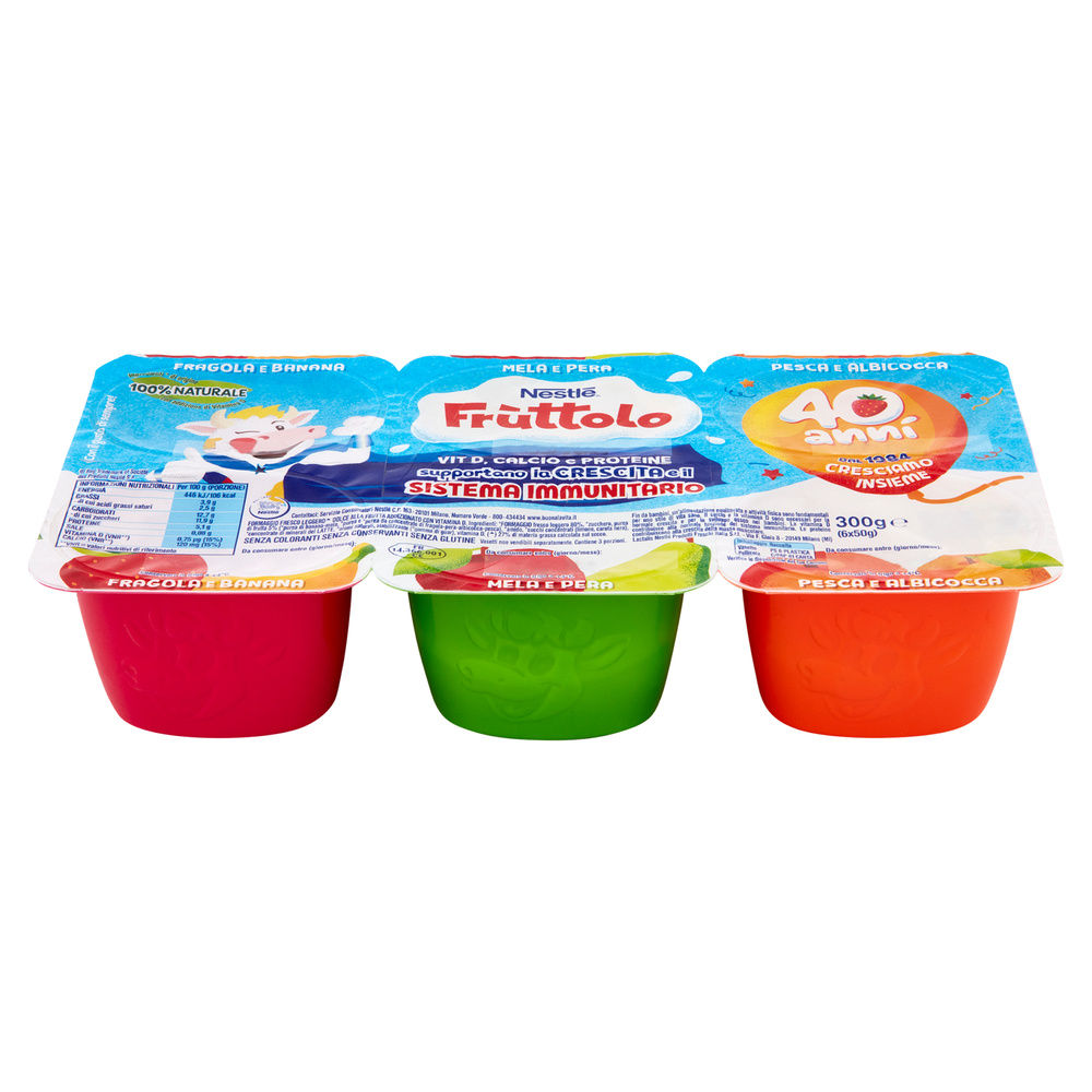 FRUTTOLO FORMAGGIO GUSTI MISTI 6X50 G - 4