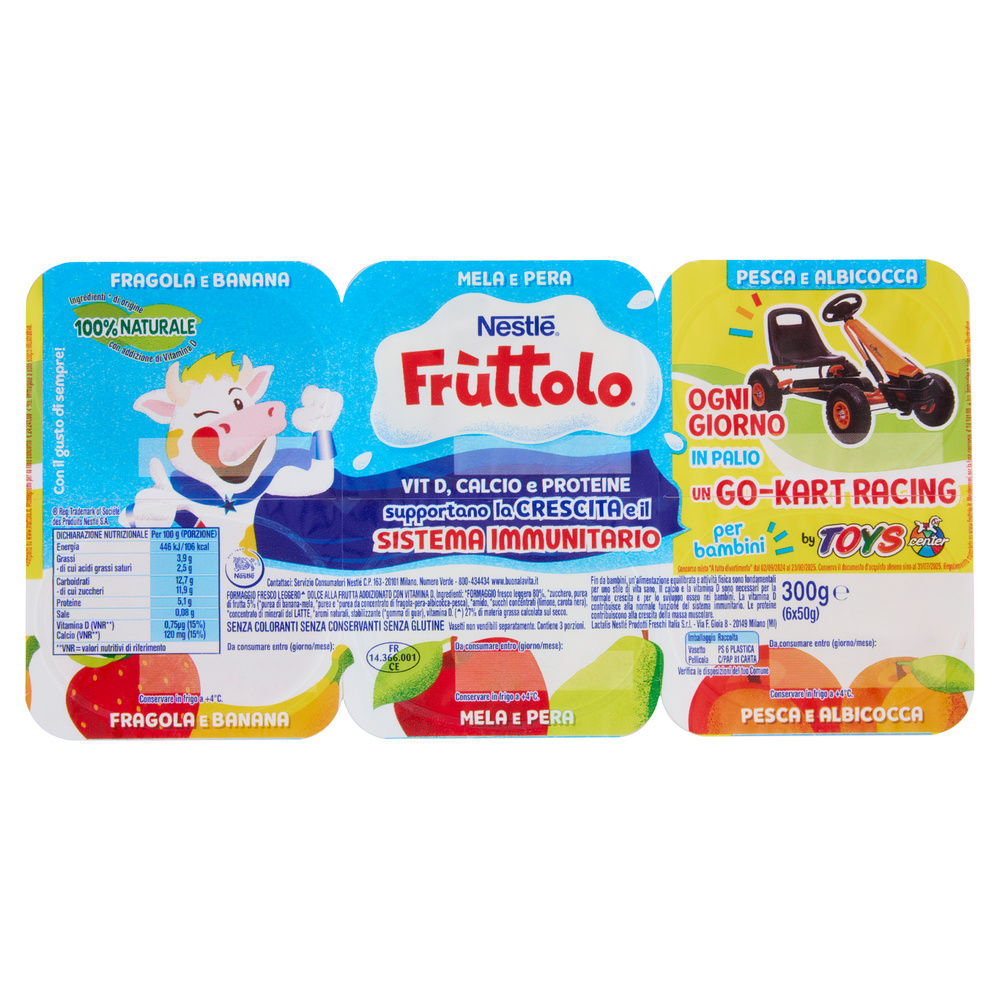 FRUTTOLO FORMAGGIO GUSTI MISTI 6X50 G - 1