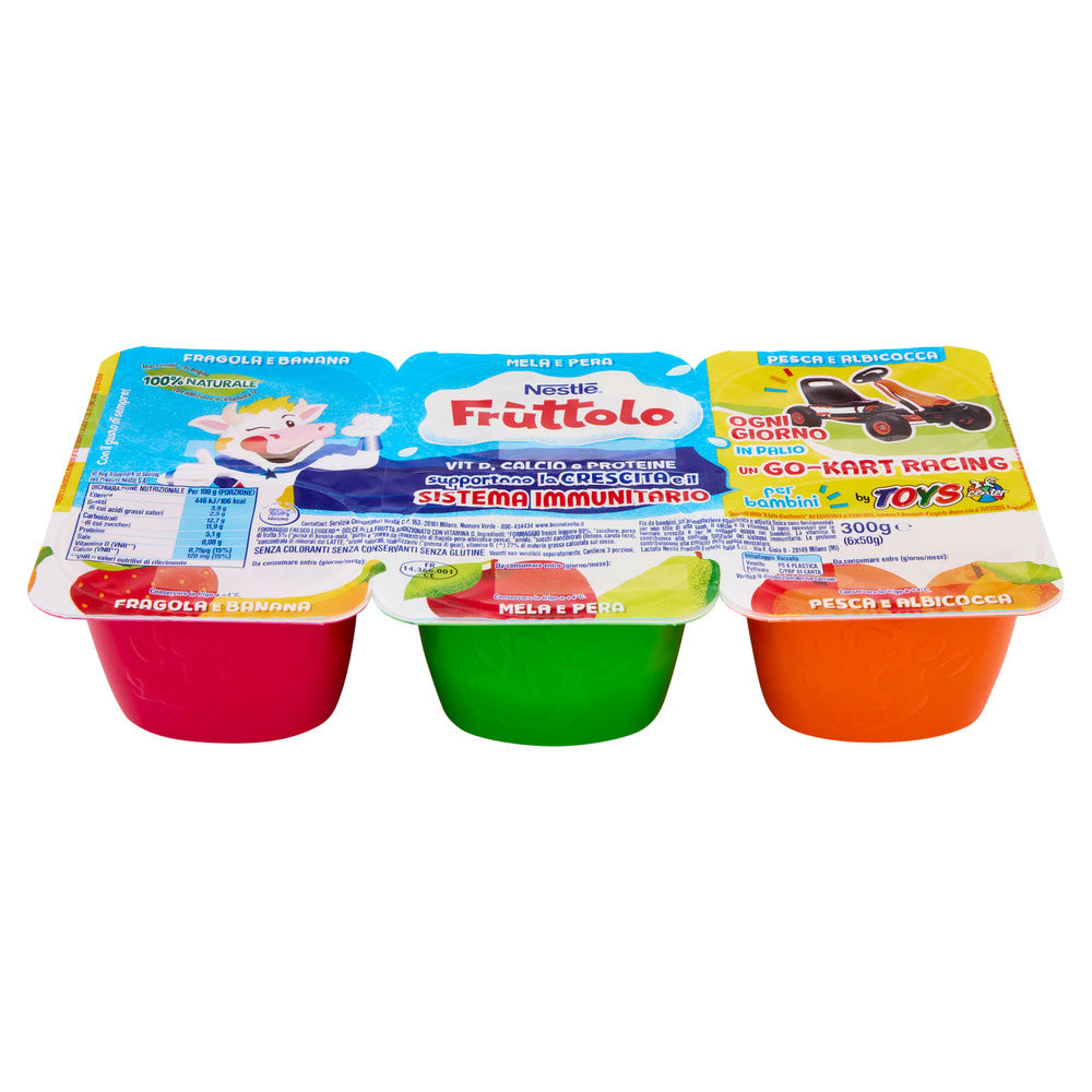 FRUTTOLO FORMAGGIO GUSTI MISTI 6X50 G - 10