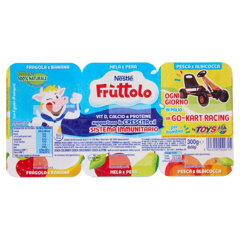 FRUTTOLO FORMAGGIO GUSTI MISTI 6X50 G - 11