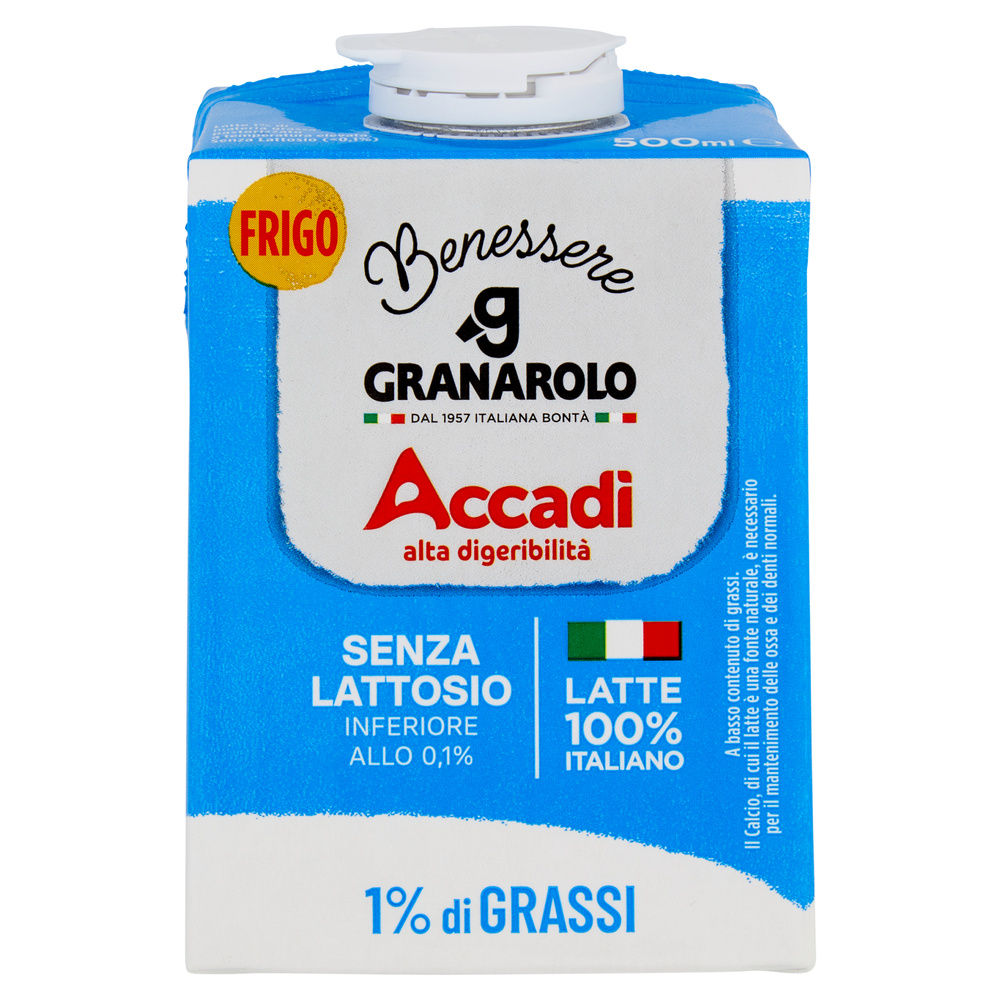 LATTE ESL 1% ACCADI' GRANAROLO BENESSERE FRIGO ML 500 - 0