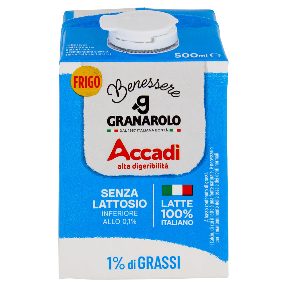 LATTE ESL 1% ACCADI' GRANAROLO BENESSERE FRIGO ML 500 - 6