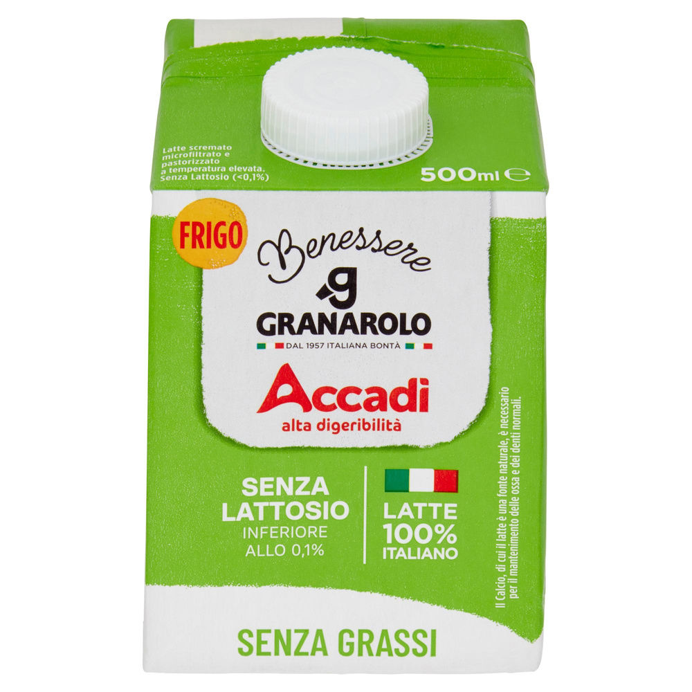 LATTE ESL SCREMATO ACCADI' GRANROLO BENESSERE FRIGO ML 500 - 2