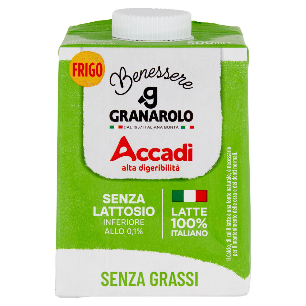 LATTE ESL SCREMATO ACCADI' GRANROLO BENESSERE FRIGO ML 500 - 3