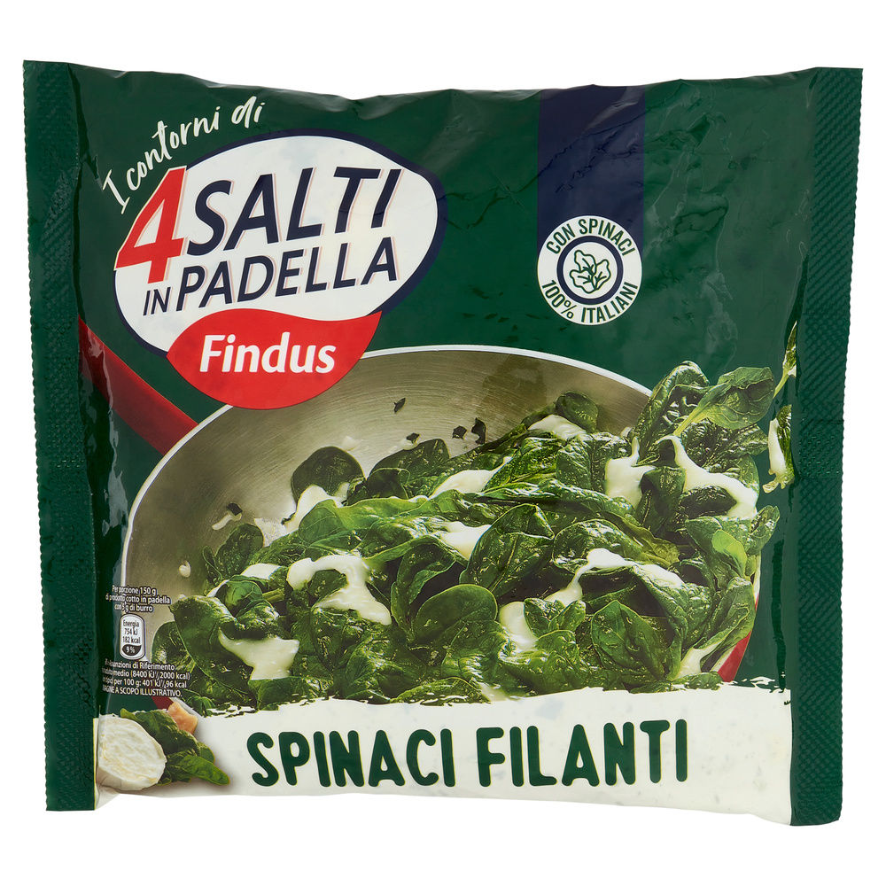 SPINACI FILANTI 4 SALTI IN PADELLA BUSTA G 450 - 2