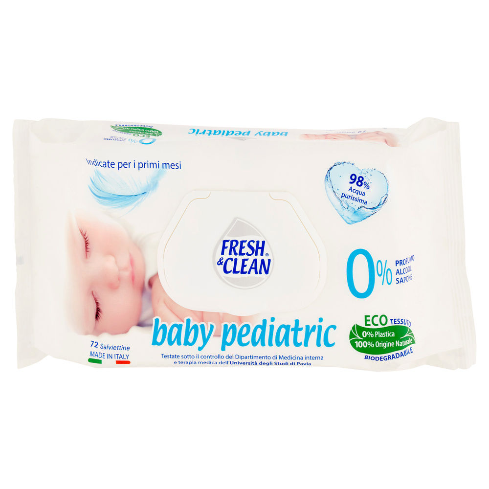 SALVIETTINE FRESH & CLEAN BABY PEDIATRIC PZ.72 - 15