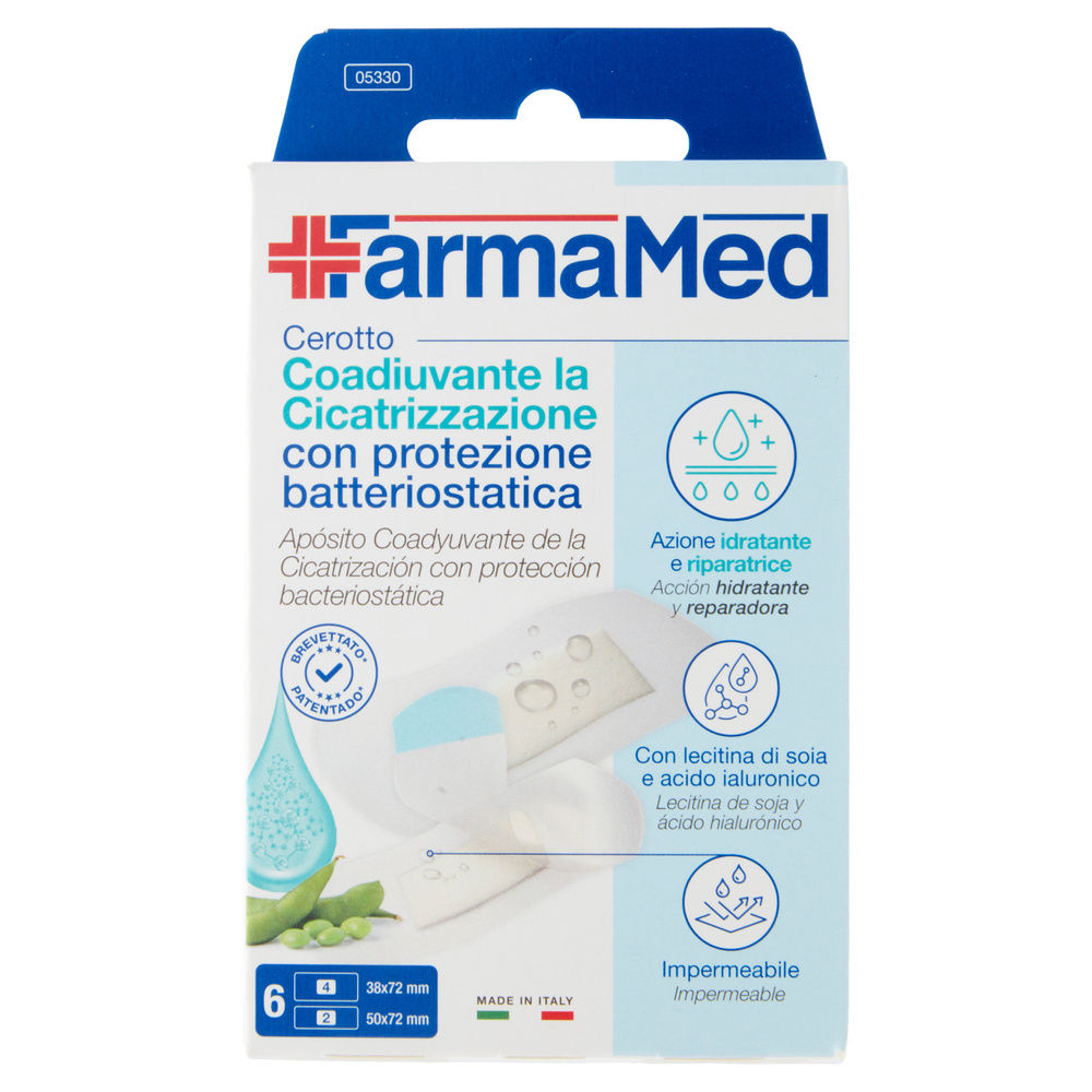 CEROTTI FARMAMED ABATOX+NEOACTIVE CICATRIZZANTI IMPERMEABILI MISURA XL PZ. 6 - 3