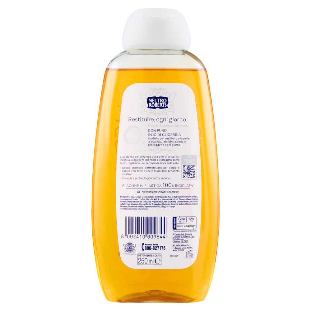 DOCCIASHAMPOO NEUTRO ROBERTS IDRATANTE ML250 - 1