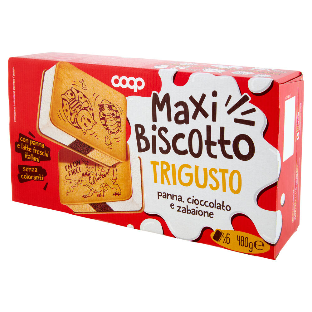 GELATO BISCOTTO TRIGUSTO COOP SCATOLA PZ 6 G 480 - 8